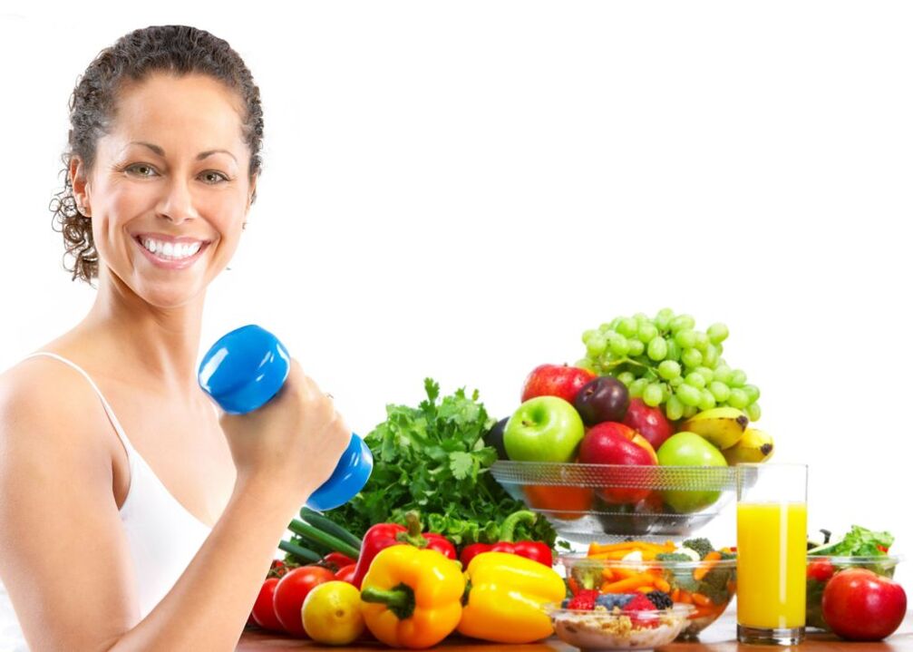 Combination of food and exercise for weight loss